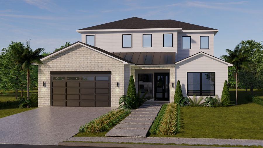 465 N Phelps Ave, Winter Park — front elevation rendering